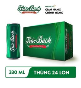 Bia Trúc Bạch 5.1% – Lon 330ml – Thùng 24 Lon