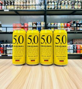 Bia 5,0 Original Wheat Beer 5% Đức – thùng 24 lon 500 ml