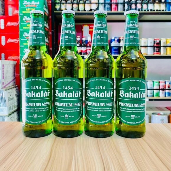 Bia Bakalar Premium Lager – Chai 500ml Thùng 20 chai