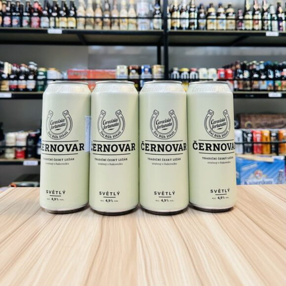 Bia Cernovar Premium Pale Lager 4.9% – Lon 500ml – Thùng 24 Lon
