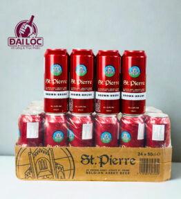 Bia St.Pierre Brune 6.5% – Lon 500ml – Thùng 24 Lon