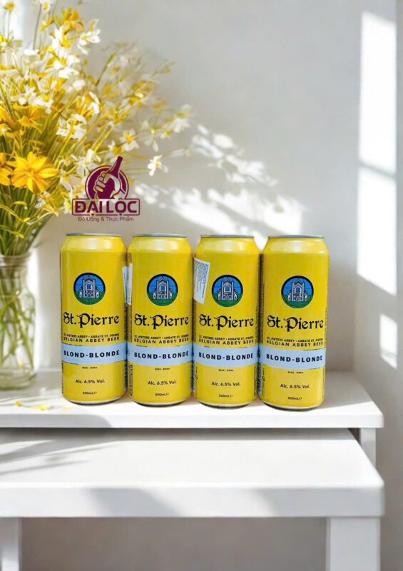 Bia St.Pierre Blond 6.5% – Lon 500ml – Thùng 24 Lon z6883624523320 b80070d31684c855dda6efcd0acba39e
