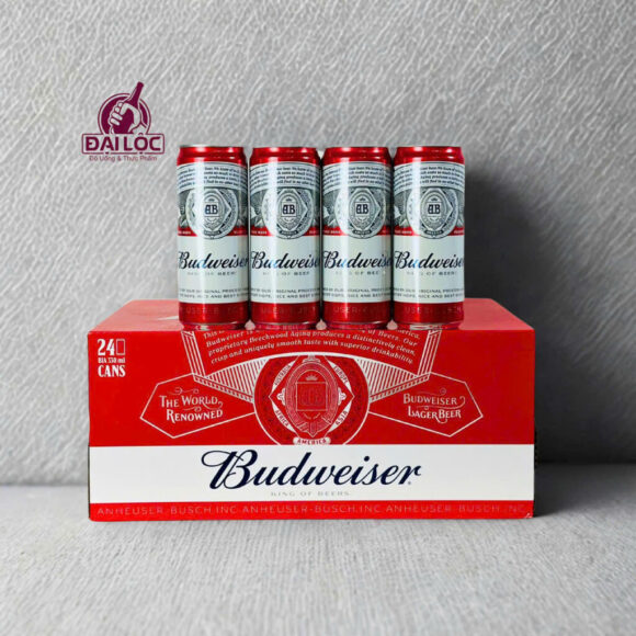 Budweiser Sleek - Thùng 24 Lon 330ml