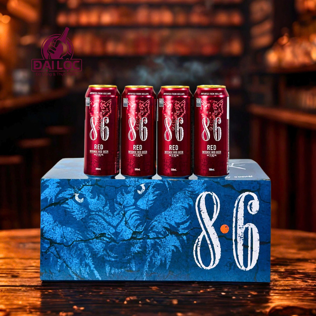 Ngoài Bia Sói 8.6 IPA thì 8.6 Red 7,9% cũng được ưa chuộng