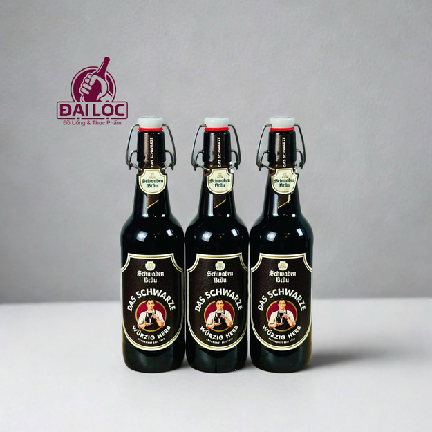 Hộp Quà Bia Das Schwarze 4.9% – Thùng 12 Chai 500ml | Bia Đen Đức Chính Hiệu
