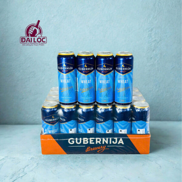 Bia Gubernija Wheat Hefeweizen 4.8% – Lon 568ml – Thùng 24 Lon