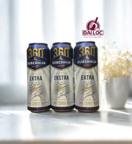 Bia Gubernija Extra Lager 5.2% – Lon 568ml – Thùng 24 Lon