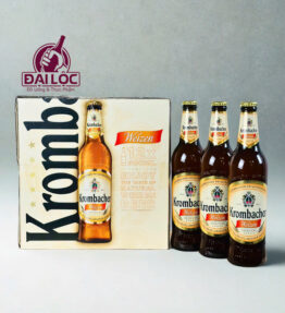 Bia lúa mì Krombacher Weizen 5.3% Đức - Thùng 12 chai 500ml