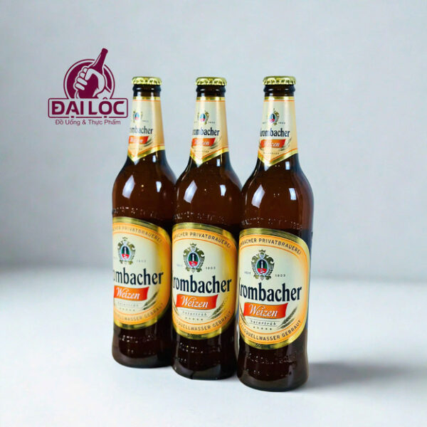 Bia lúa mì Krombacher Weizen 5.3% Đức - chai 500ml