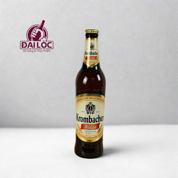 Bia lúa mì Krombacher Weizen 5.3% Đức - chai 500ml