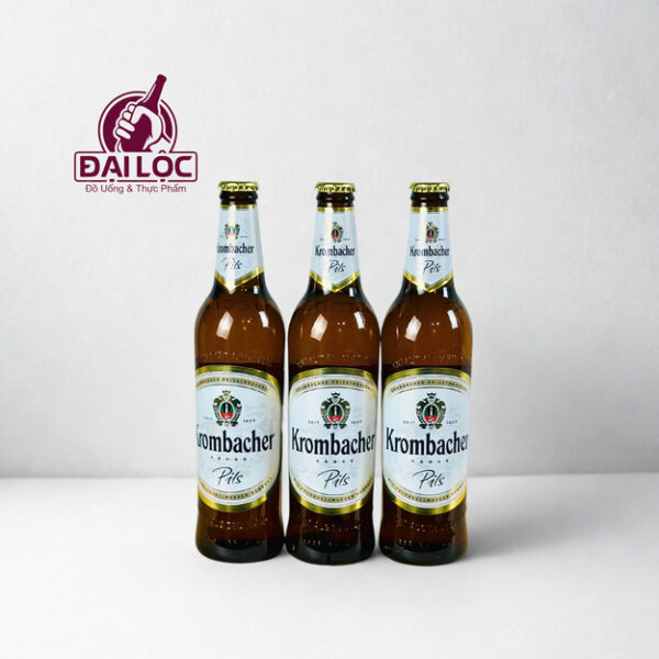 Bia Đức Krombacher Pils 4,8% – một phong cách dòng bia Pilsner kiểu Đức