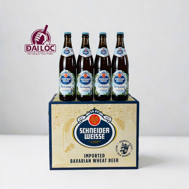 Bia Schneider Weisse TAP 4 Mein Festweise 6.2% Đức – Thùng 20 chai 500ml