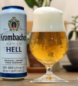 Bia Krombacher Hell 5% Đức – thùng 24 lon 500ml