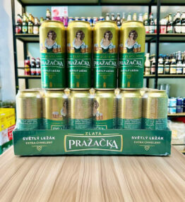 Bia Prazacka ZLATÁ 4.9% – Thùng 24 Lon 500ml