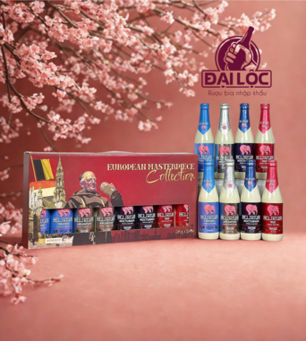 Hộp Quà Bia Bỉ Delirium Mix 4 Vị (8 Chai 330ml) | Quà Tặng Sang Trọng