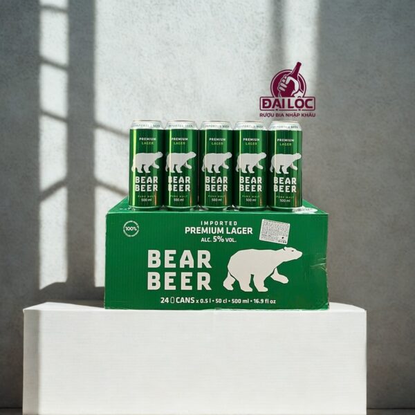 Bia Bear Beer Premium Lager Bia Gấu 5% Đức
