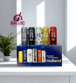 Hộp quà Bia Sói 8.6 - Hộp 12 lon 500ml