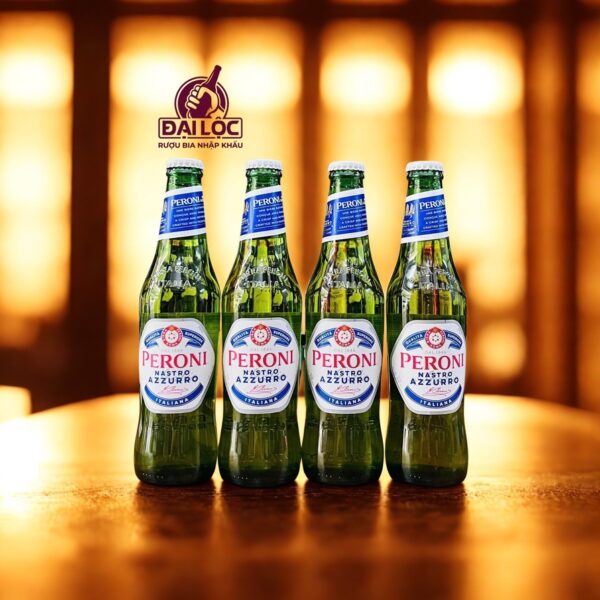 Bia Peroni Nastro Azzurro 5,1% Ý – thùng 24 chai 330ml