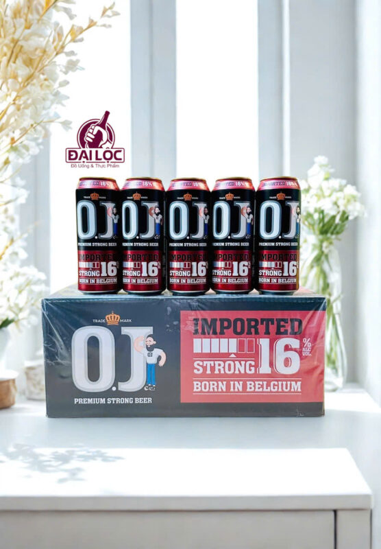Bia OJ Imported Strong 16% Bỉ – thùng 24 lon 500 ml z6898506338533 c413e949baa154ab86f68ebdcacf846c