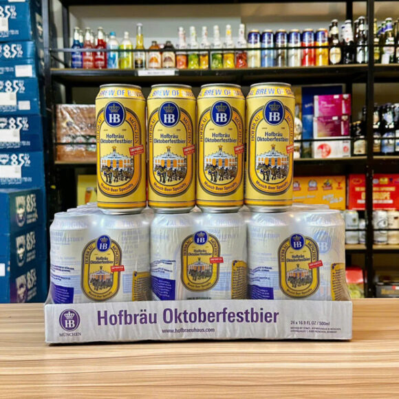 Bia Hofbrau Oktoberfest 6,3% Đức – Thùng 24 Lon 500ml