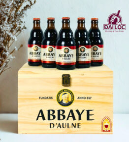 Mua ngay Bia Abbaye d'Aulne Rouge 8% nhập khẩu Bỉ. Quy cách thùng gỗ 12 chai 330ml đẳng cấp. Bia tu viện nâu đỏ đậm đà, hương trái cây chín. Giá tốt nhất!