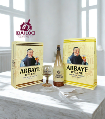 Hộp Quà Bia Abbaye 750ml 6%- Hộp 1 Chai và 1 Ly Hộp Quà Bia Abbaye 750ml + 1 Ly