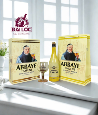 Hop-qua-bia-abbaye-750ml-6 Hộp quà Bia Bỉ Abbaye 6% chai 750ml kèm ly chính hãng. Lựa chọn giữa dòng Abbaye Blond thanh khiết hoặc Abbaye Brune đậm đà. Món quà biếu tặng tinh tế, đẳng cấp.