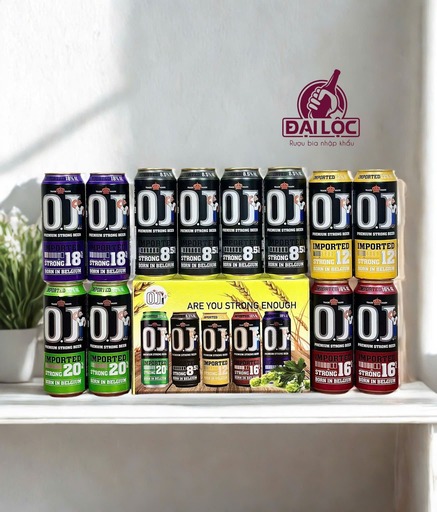 Hộp Quà Bia Bỉ OJ Cao Độ – Đẳng Cấp Thưởng Thức, Quà Tặng Thượng Hạng