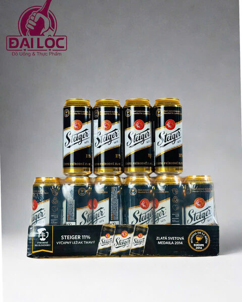 Bia Steiger Đen 4,5%: Tinh Hoa Bia Đen Truyền Thống Từ Tiệp Khắc