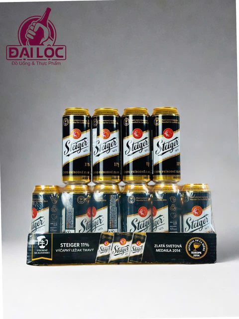 Bia Steiger Đen 4,5%: Tinh Hoa Bia Đen Truyền Thống Từ Tiệp Khắc