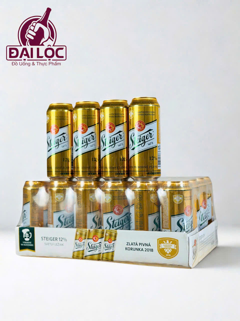 Bia Steiger Vàng 5%: Đẳng Cấp Bia Tiệp Từ Nhà Máy Cổ Nhất Slovakia
