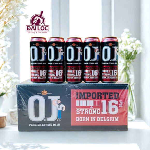 Bia OJ Imported Strong 16% (Bỉ): Sức Mạnh Bùng Nổ Trong Từng Ngụm Bia