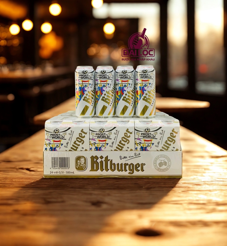 Bia-duc-gia-tot Bia Đức Bitburger Premium Pils - Thùng 24 Lon 500ml