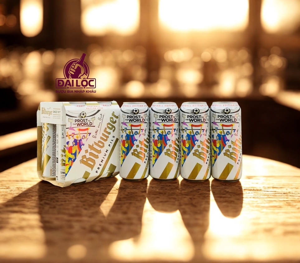 Bia-duc-bitburger Bia Đức Bitburger Premium Pils Thùng 24 Lon 500ml: Đỉnh Cao Vang Danh Thế Giới