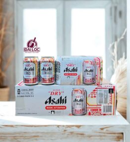 Bia Asahi Super Dry 24 lon 330ml - Thùng 24 lon 330ml