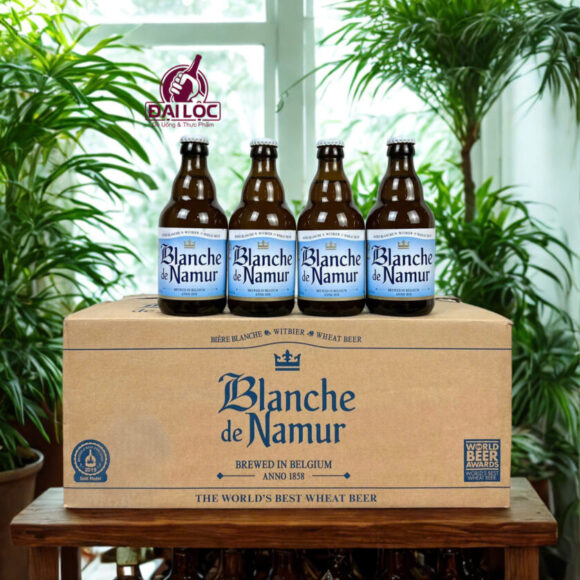 Bia Blanche de Namur Wheat Beer 4,5% Bỉ- chai 330ml