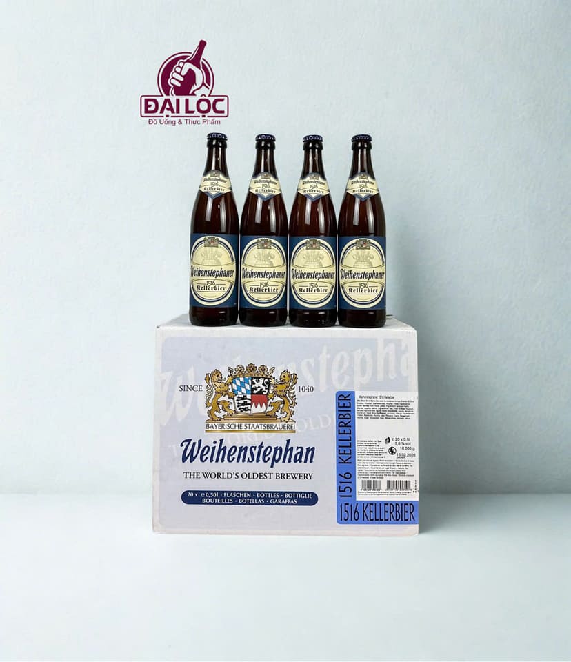 Weihenstephaner Kellerbier thung 20 chai 500ml