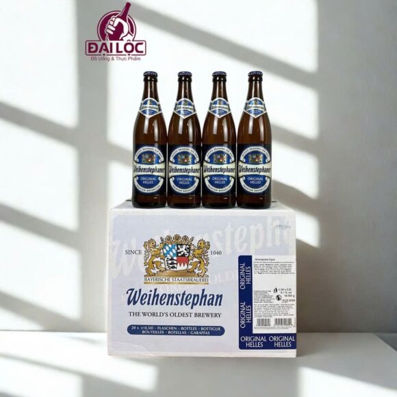 Bia Weihenstephaner Original Helles thùng 20 chai 500ml