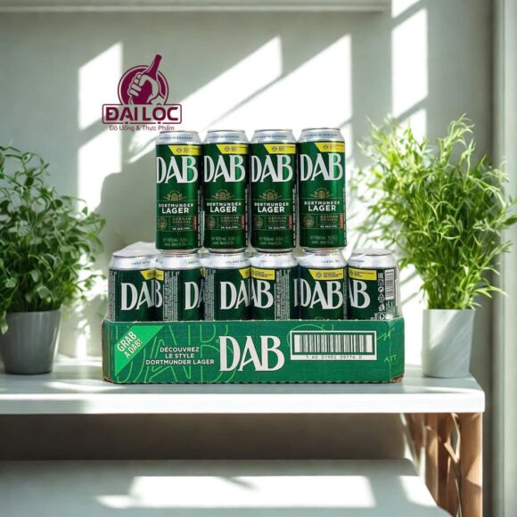 Bia DAB Lager 5% (Thùng 24 Lon 500ml) - Bia Đức Truyền Thống