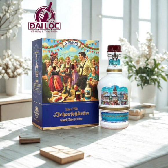 Bia Sứ Schorsch Weizen 13% Đức – Chai sứ 2 Lít: Tuyệt Tác Bia Nặng Độ, Quà Tặng Đẳng Cấp