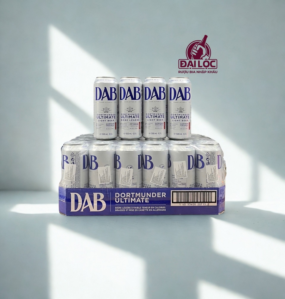 Bia Đức DAB Ultimate 4% - Thùng 24 Lon 500ml