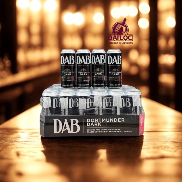 Bia Đức DAB Dark Lager 4,8% - Thùng 24 Lon 500ml