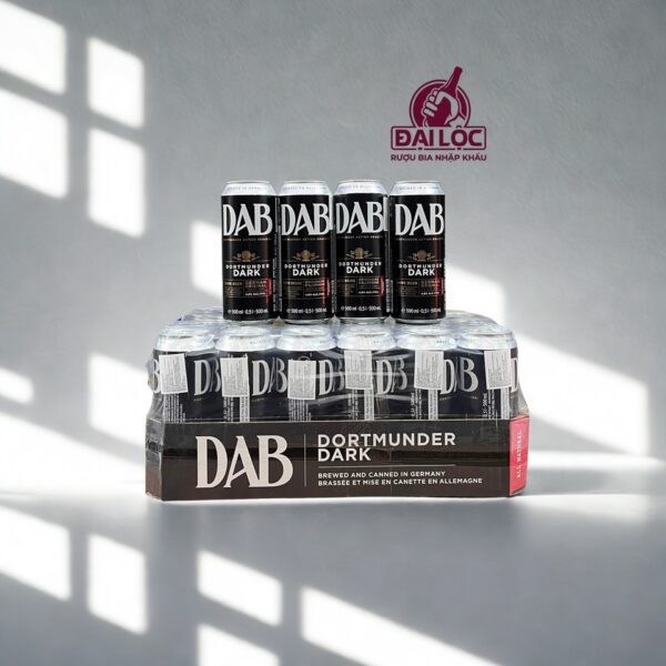 Bia Đức DAB Dark Lager 4,8% - Thùng 24 Lon 500ml