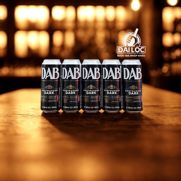 Bia Đức DAB Dark Lager 4,8% - Thùng 24 Lon 500ml