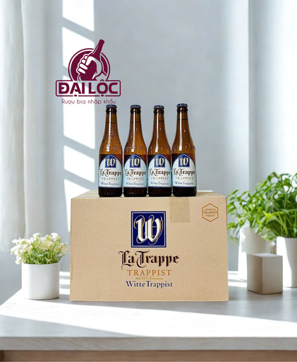 Khám phá Bia La Trappe Witte Trappist 5.5% - Dòng bia trắng tu viện duy nhất thế giới. Thùng 24 chai 330ml nhập khẩu Hà Lan chính hãng, hương vị tươi mát, giá cực tốt.