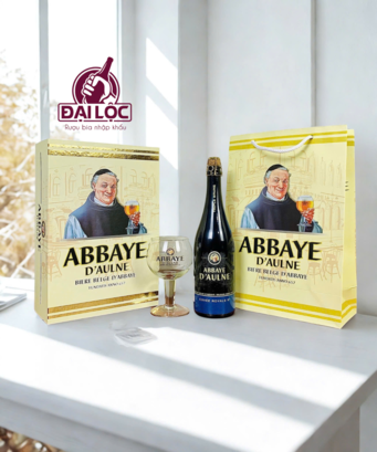 Hộp Quà Bia Abbaye chai 750ml 9% – Bia Tu Viện Trong Thiết Kế Quà Tặng Sang Trọng