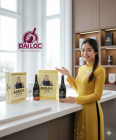 Hộp Quà Bia Abbaye chai 750ml 9% – Bia Tu Viện Trong Thiết Kế Quà Tặng Sang Trọng