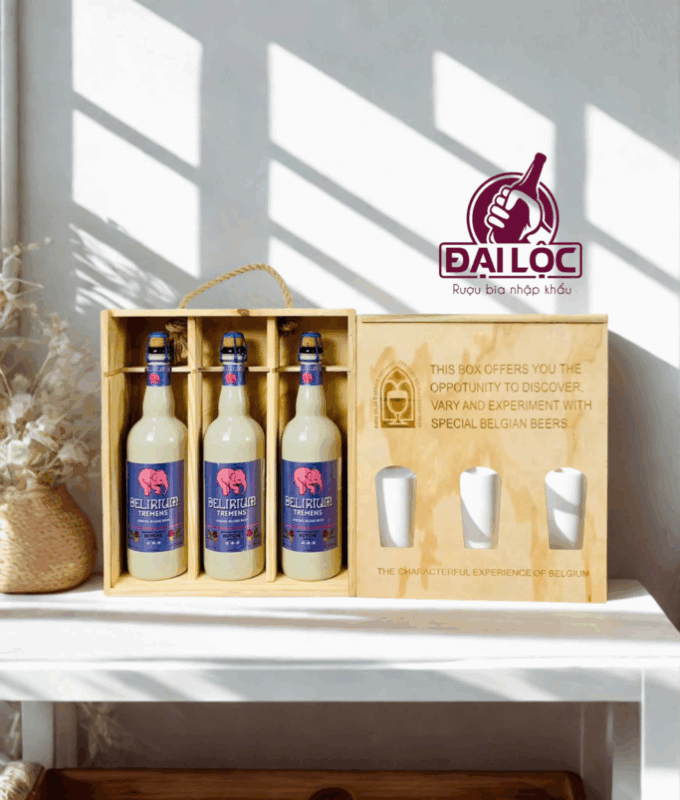 Hộp Quà Bia Bỉ Delirium 750ml (3 Chai) - TREMENS