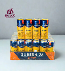 Bia Litva Gubernija Pilsner 5% - Lon 568ml - Thùng 24 Lon