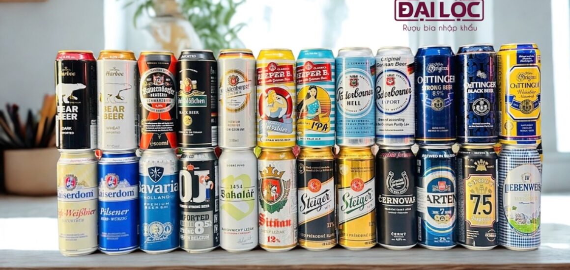 Hộp Quà 24 Loại Bia Nhập Khẩu Châu Âu – Hộp 24 Lon 500ml